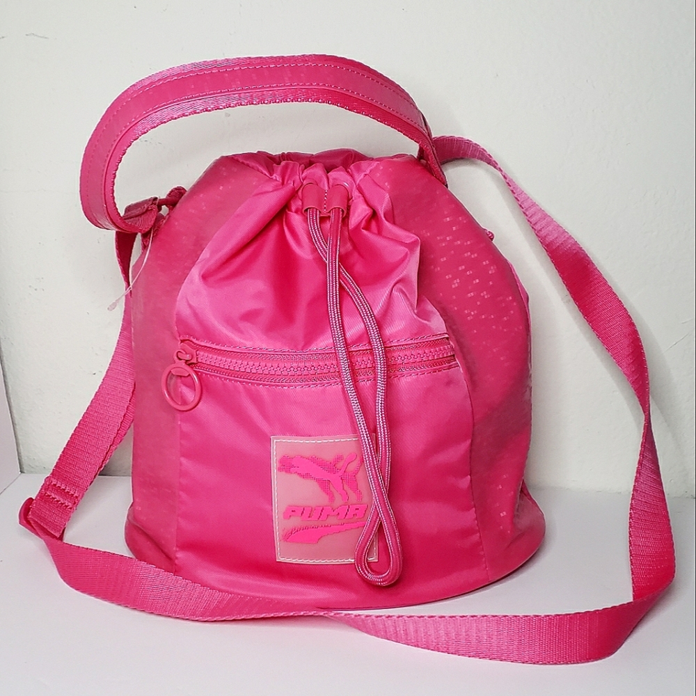 PUMA Bright Pink Bucket Bag